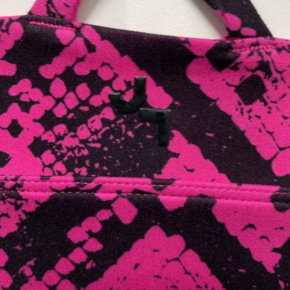 JoyLab Pink & Black Python Print Sports Bra - Size Small - Picture 3 of 4
